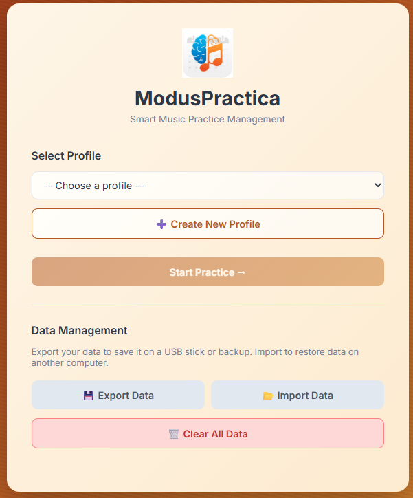 Profile Management Screenshot